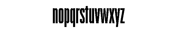 BRICKTRIAL Bold Instance Font LOWERCASE
