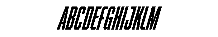 BRICKTRIAL BoldItalic Instance Font UPPERCASE