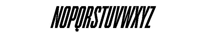 BRICKTRIAL BoldItalic Instance Font UPPERCASE