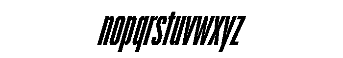 BRICKTRIAL BoldItalic Instance Font LOWERCASE