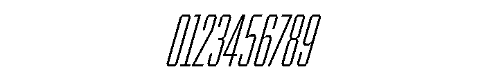 BRICKTRIAL ExtralightItalic Instance Font OTHER CHARS