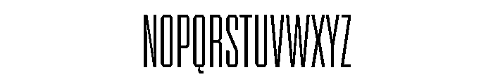 BRICKTRIAL Light Instance Font UPPERCASE