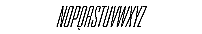 BRICKTRIAL LightItalic Instance Font UPPERCASE