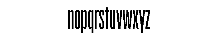 BRICKTRIAL Medium Instance Font LOWERCASE