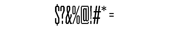 BRICKTRIAL Regular Instance Font OTHER CHARS