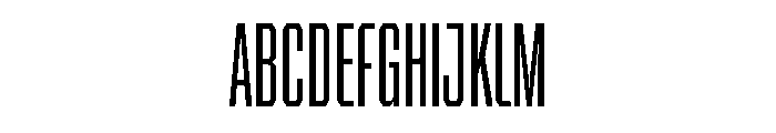 BRICKTRIAL Regular Instance Font UPPERCASE