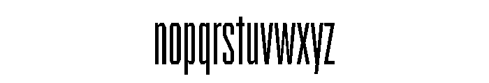 BRICKTRIAL Regular Instance Font LOWERCASE