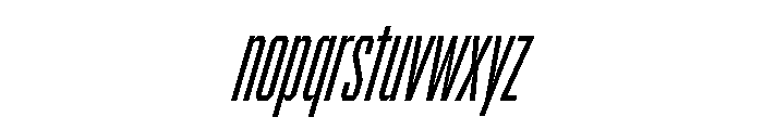 BRICKTRIAL RegularItalic Instance Font LOWERCASE