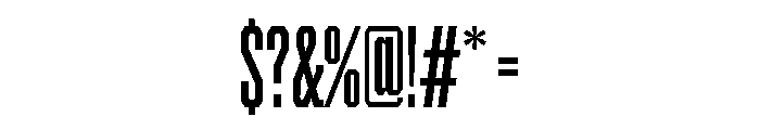 BRICKTRIAL Semibold Instance Font OTHER CHARS