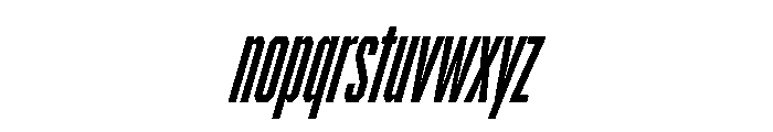 BRICKTRIAL SemiboldItalic Instance Font LOWERCASE