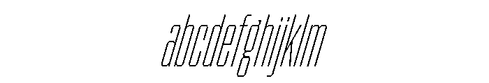 BRICKTRIAL ThinItalic Instance FONT