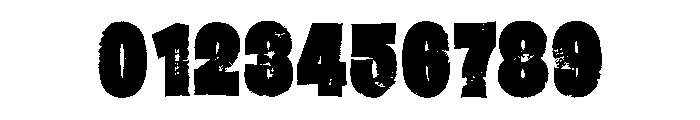 Braggy Brush Font OTHER CHARS