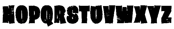 Braggy Brush Font UPPERCASE