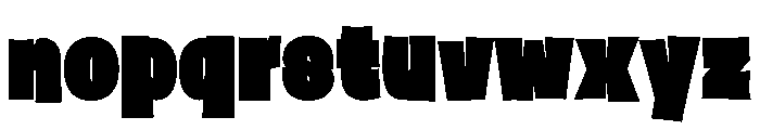 Braggy Font LOWERCASE