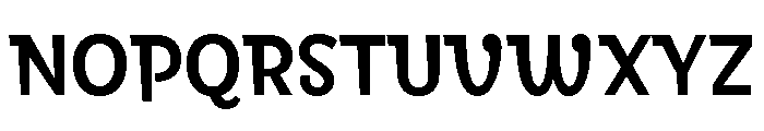 Brilly Sans Font UPPERCASE