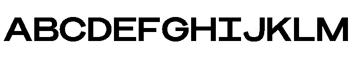 BroadSans Bold Font UPPERCASE