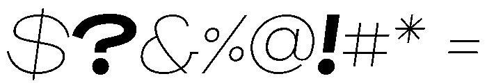BroadSans BoldOblique Font OTHER CHARS