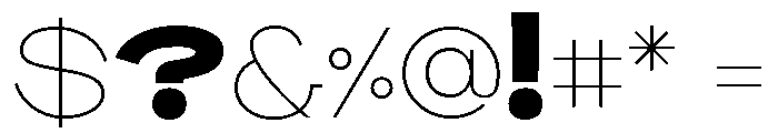 BroadSans ExtraBold Font OTHER CHARS