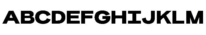 BroadSans ExtraBold Font UPPERCASE
