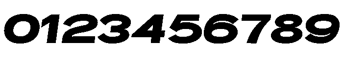 BroadSans ExtraBoldOblique Font OTHER CHARS