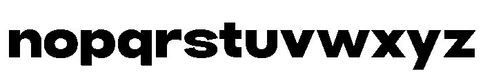 BroadSans ExtraBold Font LOWERCASE