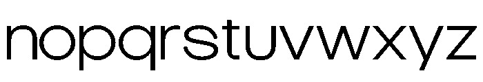 BroadSans Regular Font LOWERCASE
