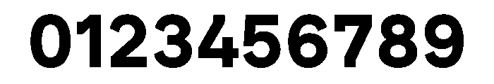 Brockmann Bold Font OTHER CHARS