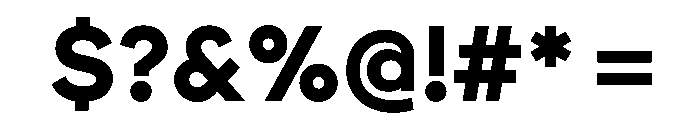 Brockmann Bold Font OTHER CHARS