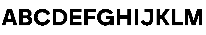 Brockmann Bold Font UPPERCASE