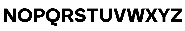 Brockmann Bold Font UPPERCASE
