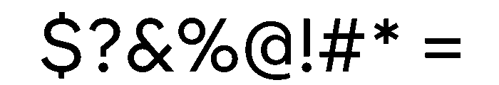 Brockmann Regular Font OTHER CHARS
