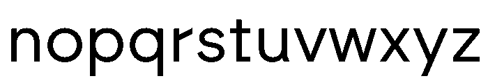 Brockmann Regular Font LOWERCASE