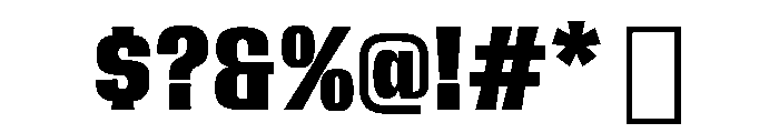 Brubeck Black Font OTHER CHARS