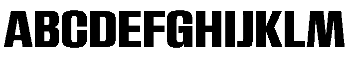Brubeck Black Font UPPERCASE