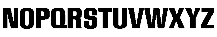 Brubeck Black Font UPPERCASE