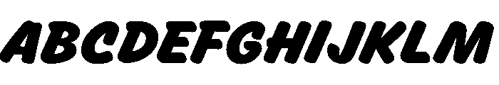 Brum Fat Font UPPERCASE