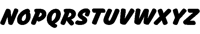 Brum Fat Font UPPERCASE