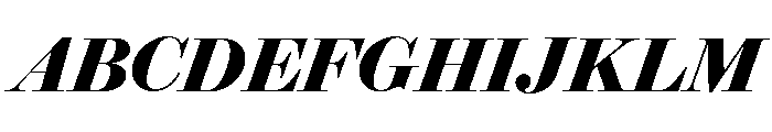 Brunel Deck Bold Italic Font UPPERCASE