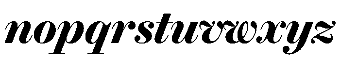 Brunel Deck Bold Italic Font LOWERCASE