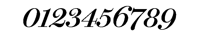 Brunel Deck Italic No 2 Font OTHER CHARS