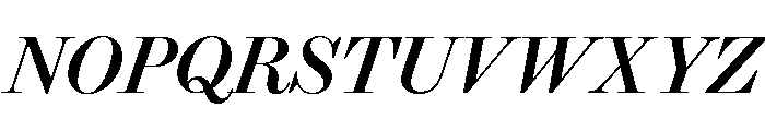 Brunel Deck Italic No 2 Font UPPERCASE