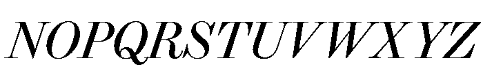 Brunel Deck Italic Font UPPERCASE
