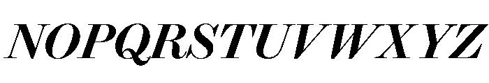 Brunel Deck Medium Italic Font UPPERCASE