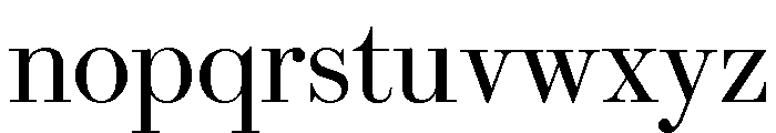 Brunel Deck Roman Font LOWERCASE