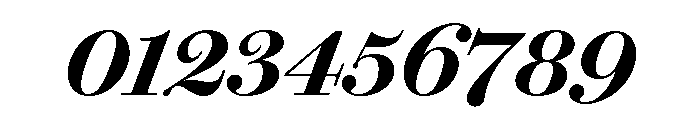 Brunel Deck Semibold Italic Font OTHER CHARS