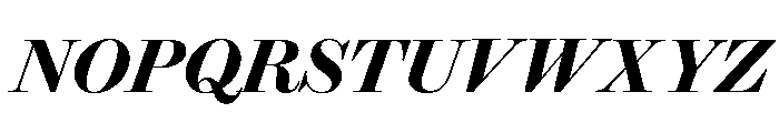 Brunel Deck Semibold Italic Font UPPERCASE
