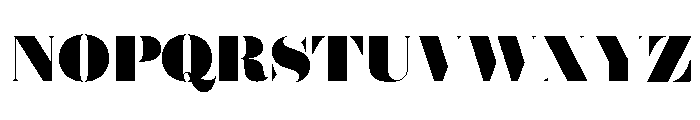 Brunel Hairline Black Font UPPERCASE