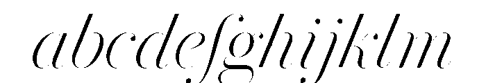 Brunel Hairline Extralight Italic FONT