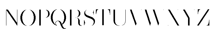 Brunel Hairline Extralight Font UPPERCASE