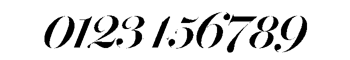 Brunel Hairline Italic No 2 Font OTHER CHARS